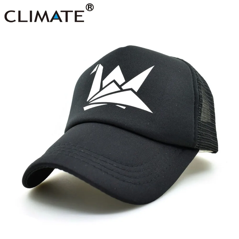 CLIMATE Prison Paper Crane Black Trucker Caps Fox River Summer Cool Cap Break Michael Scofield Fans Mesh Summer Trucker Caps Hat