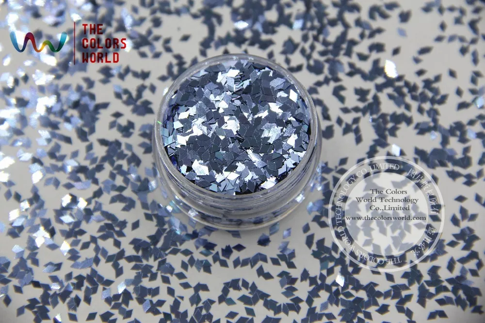 TCM0712 – saxophone en forme de diamant, 2MM 080, couleur bleue, paillettes de lustre métallique pour nail Art, vernis à ongles ou autre décoration à faire soi-même