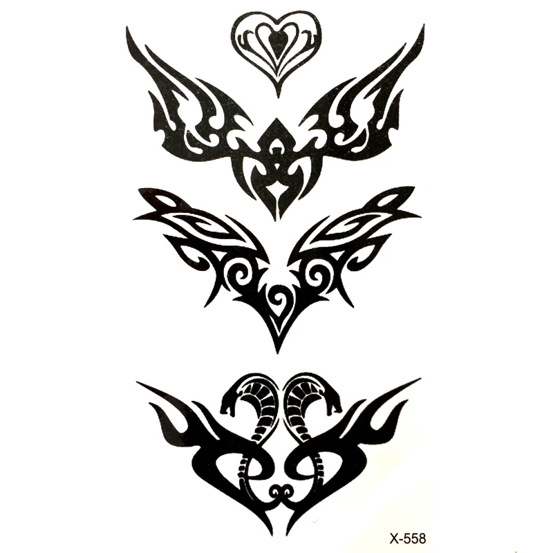 Cobra adesivo de tatuagem temporária à prova d'água para homens e mulheres cobra tatuajes adesivos para moto estilo de carro adesivo tatuagem falsa