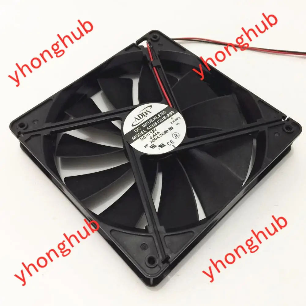 

ADDA ADN512UB-A90 DC 12V 0.44A 135x135x25mm 2-wire Server Cooling Fan