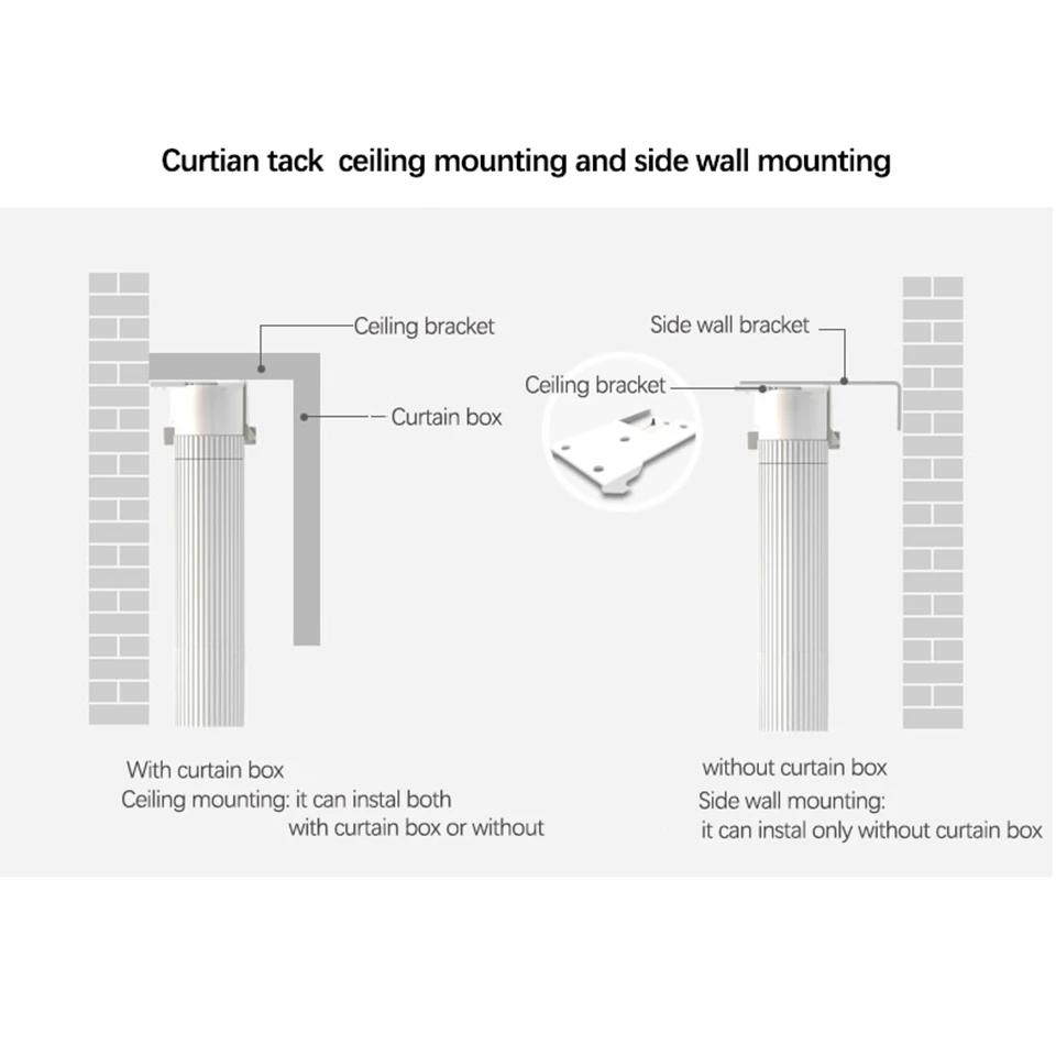 Умные направляющие для штор на заказ, Электрический карниз для мотора tuya Dooya DT82 DT52/zigbee, управление двигателем Tuya zigbee, направляющая для штор