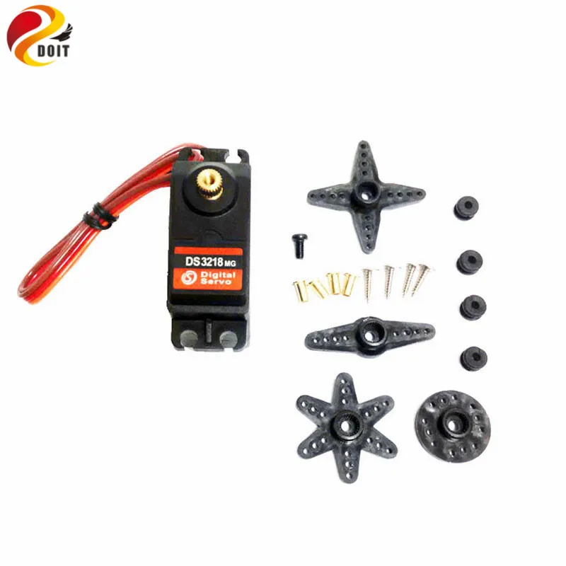 Wholesale DS3218 Metal Gear Digital Servo High Torque 20kg for Airplane or Robot DIY Remote Car Toy Robot Arm Toys Original DOIT