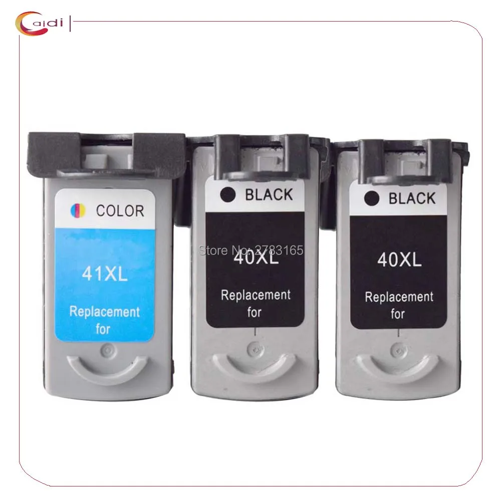 3PCS Remanufactured PG-40 CL-41 Ink Cartridge For Canon PG40 CL41 For Canon PIXMA MP160 MP140 MP450 MX300 MX310 IP1600 IP1900