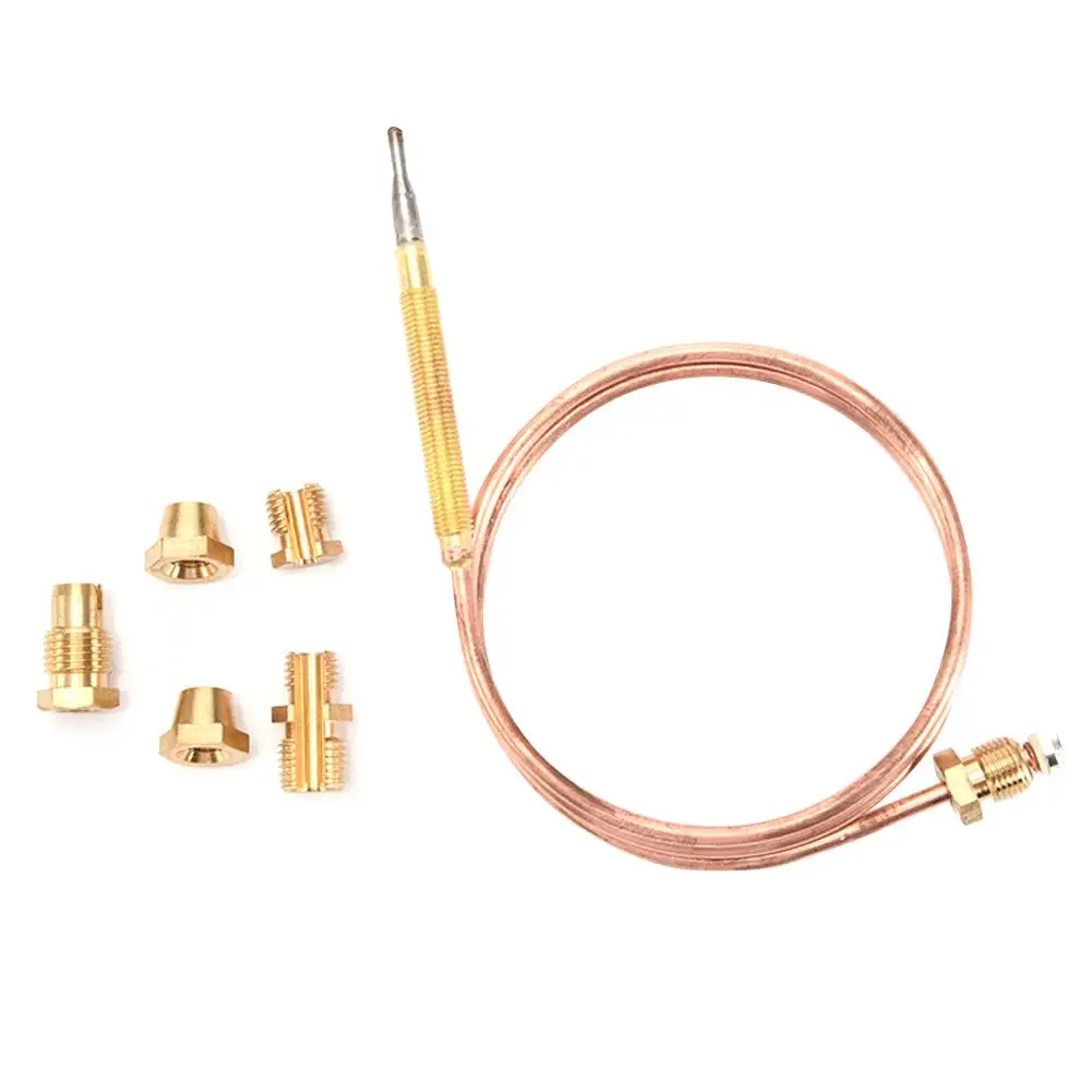 60cm/120cm Gas Valve Induction Line Thermocouple With 5 Fixed Parts For Hot Water Boiler Gas Appliance Fixed Parts 1 SET J2