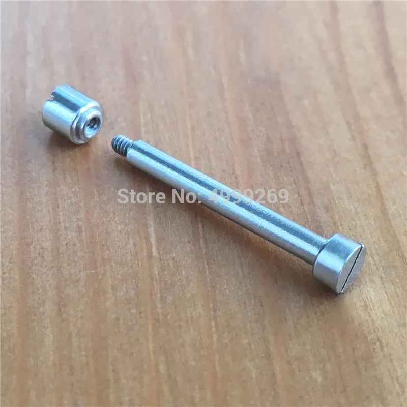 21.8mm steel screwtube for BVLGARI Diagono 38mm LCV38 automatic watch