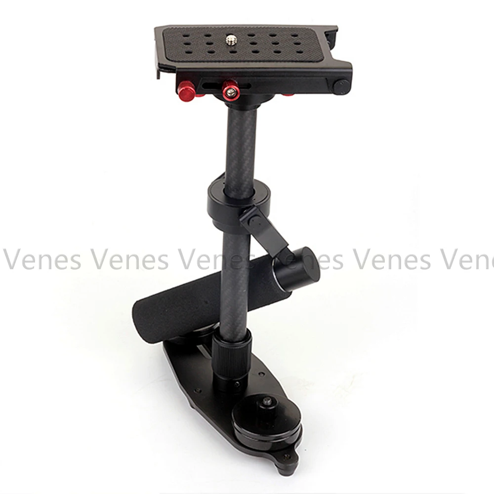 Venes Mini Camera Stabilizer Handheld Steadycam KS-F2 for Camcorder DV Video Camera DSLR