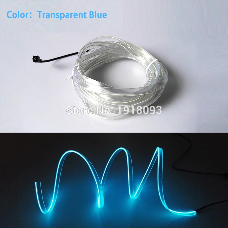 Hot Selling 2.3mm-skirt EL Wire LED Strip 10 Color Available Not Include Driver Car Decorative Flexible Neon Light Light-up