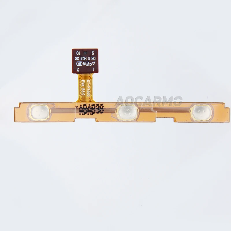 Aocarmo Volume Power Side Button Flex Cable Part For Samsung Galaxy Tab GT-P7500