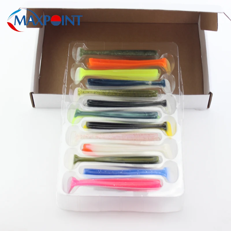 Appât souple pour la pêche en eau douce, set de leurres pour attraper des poissons, pour les lacs, les rivières, les Wobblers, Swimbait, en PVC, 13 couleurs, 11cm et 14cm