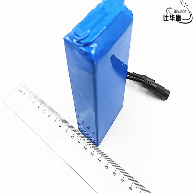 1 sztuk/partia 12 V 10000 mah bateria litowa akumulator DC polimeru baterii batteria dla monitora silnika doprowadziły światła na zewnątrz zamienne baterii