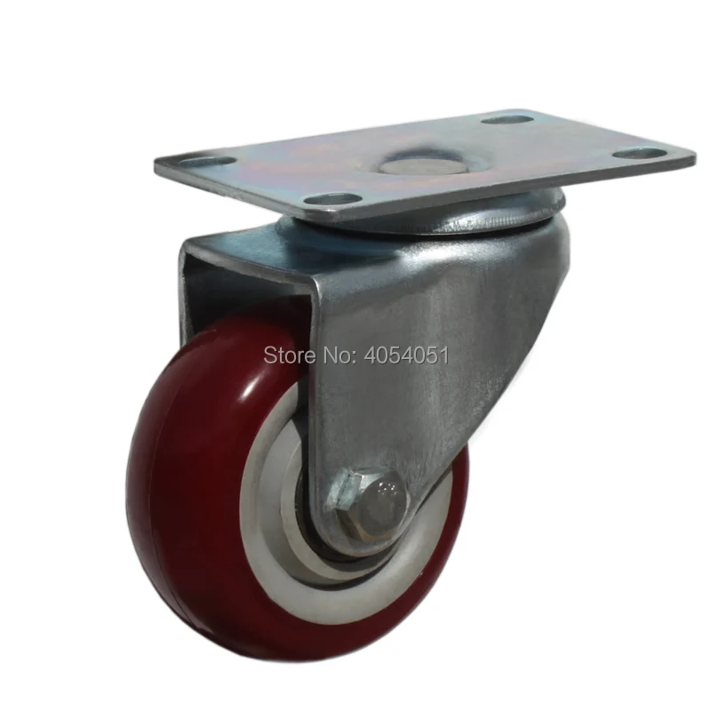 

4inch Muted Furniture Medical Bed Chair Caster Hospital Universal PU Wheel Industry Instrument Equipment Hardware Part