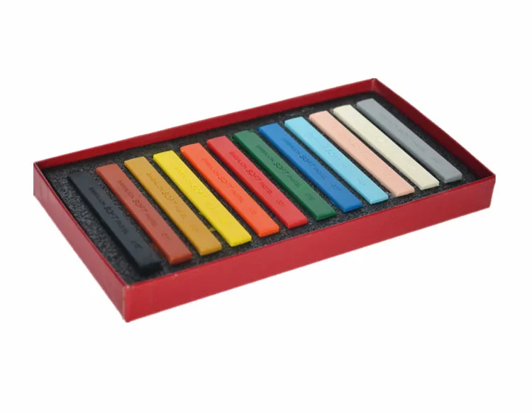 SIMBALION 12 long soft pastel color students stick toner painting special chalk brush children