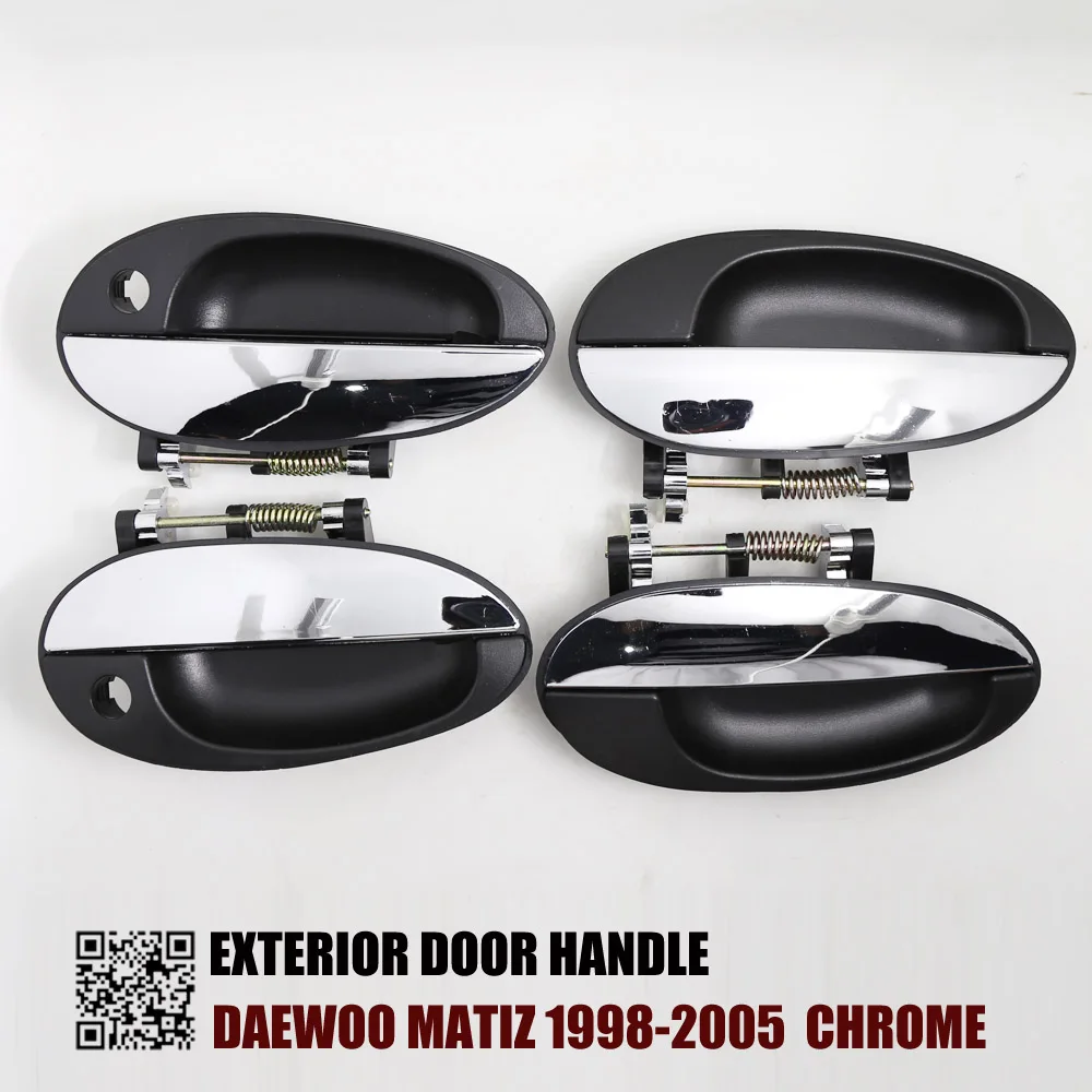 EXTERIOR  DOOR HANDLE FOR  DAEWOO MATIZ 1998-2005 OEM:96507784 96507785 CHROME TYPE