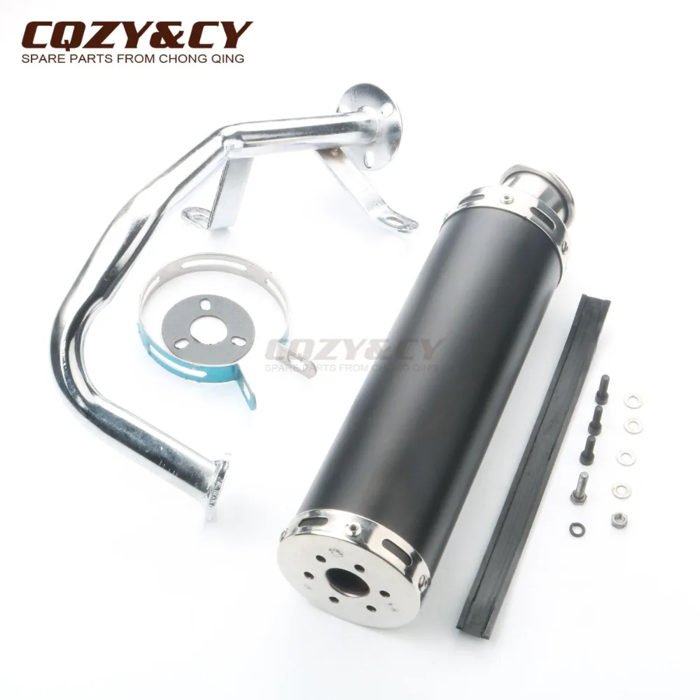 

Scooter high performance exhaust pipe for Qingqi REX QM50QT-6A 10A RS 400 450 460 GY6 50cc 139QMA 139QMB 4-stroke