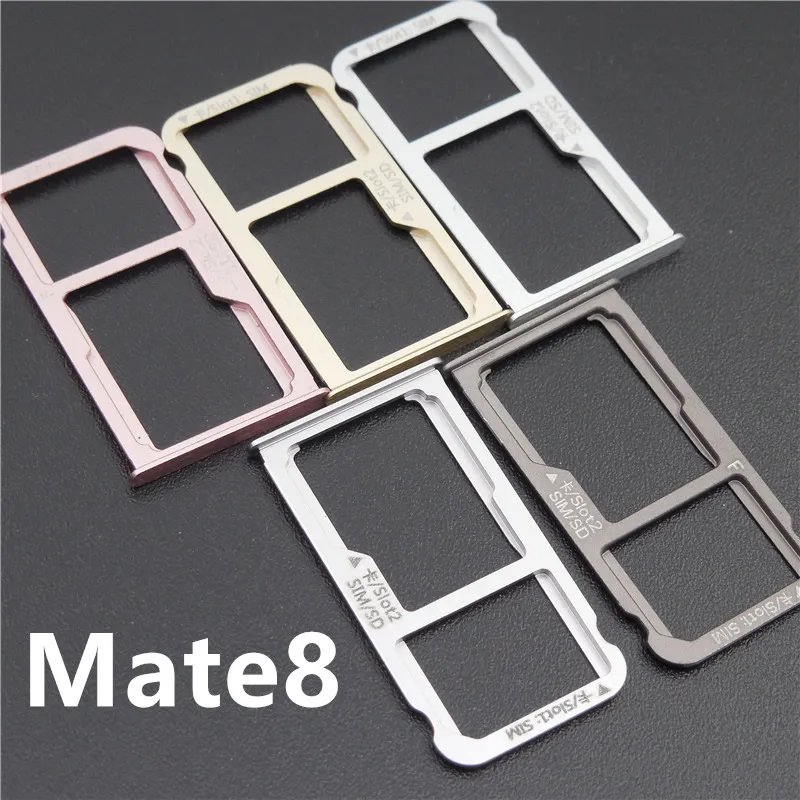 New for Huawei Ascend Mate 8 SIM SD Card Tray Slot Holder Adapter Replacement for Huawei Mate 9 9 Pro