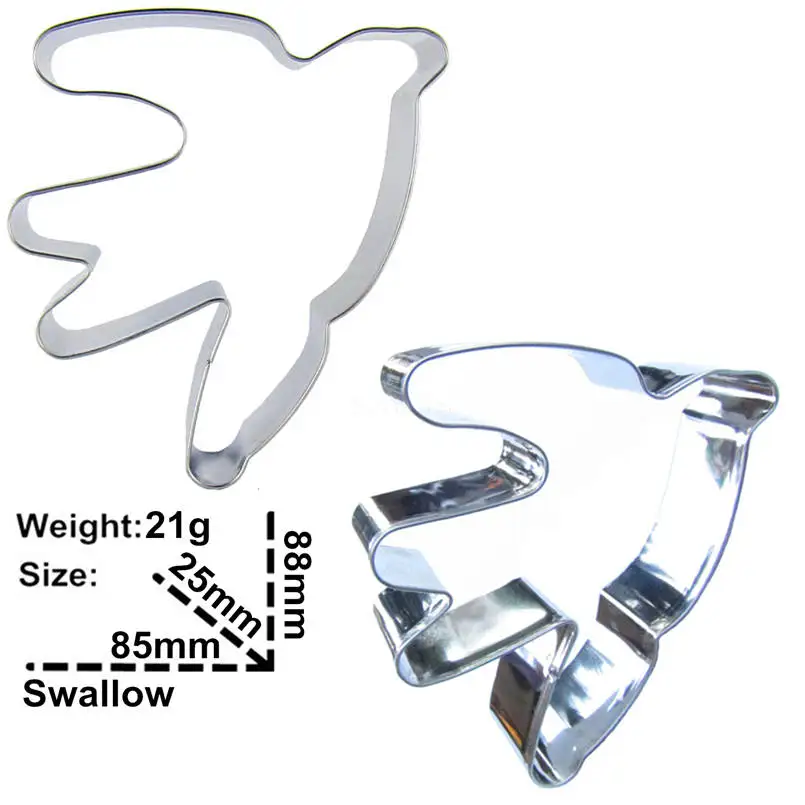 Direct Selling,Flying Swallow Shape Cake Decorating Fondant Cutters Tools,Animal Cake Cookie Biscuit Baking Molds