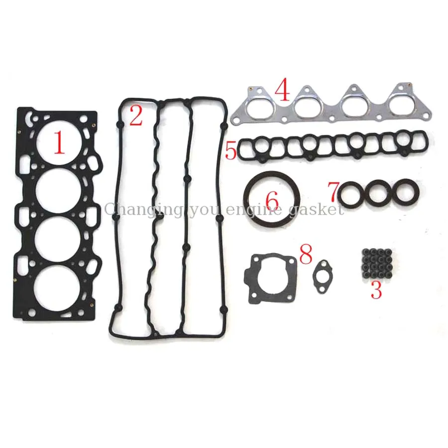 FOR MITSUBISHI PAJERO PININ 2.0  4G94 GDI H67W Engine seal Gasket Engine Rebuilding Kits Full Set MD978115