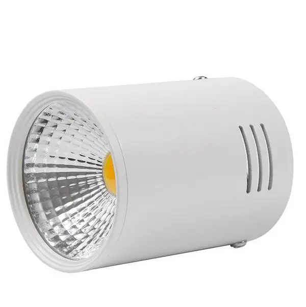 Surface Mounted  LED Downlight COB 5W 7W LED Down Lights AC110V/220V Ceiling lamp White/Black Housing Color