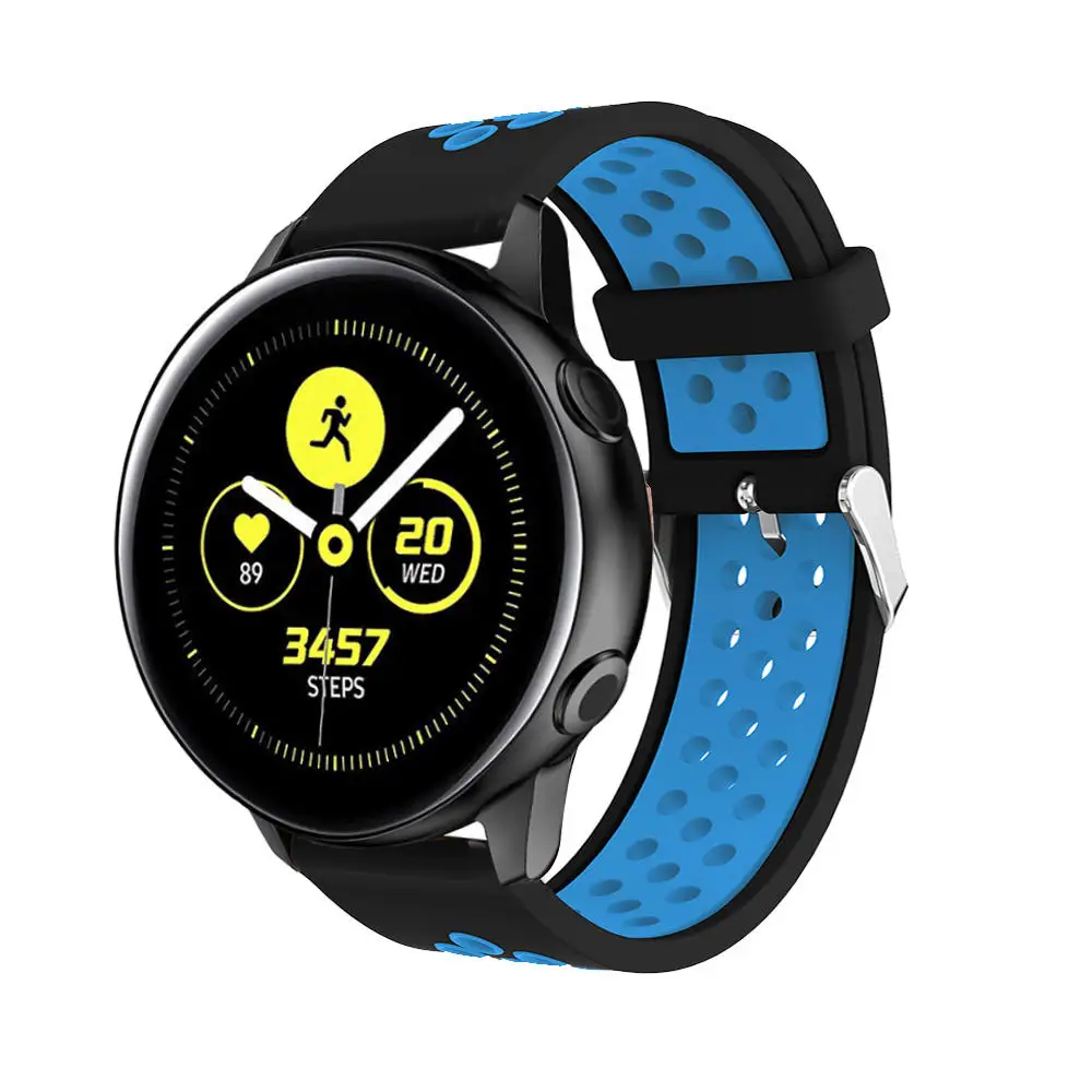 silicone WatchBands for Samsung Galaxy Watch Active Band for Samsung Galaxy 42mm replacement Sports Watches wristStrap hot sale