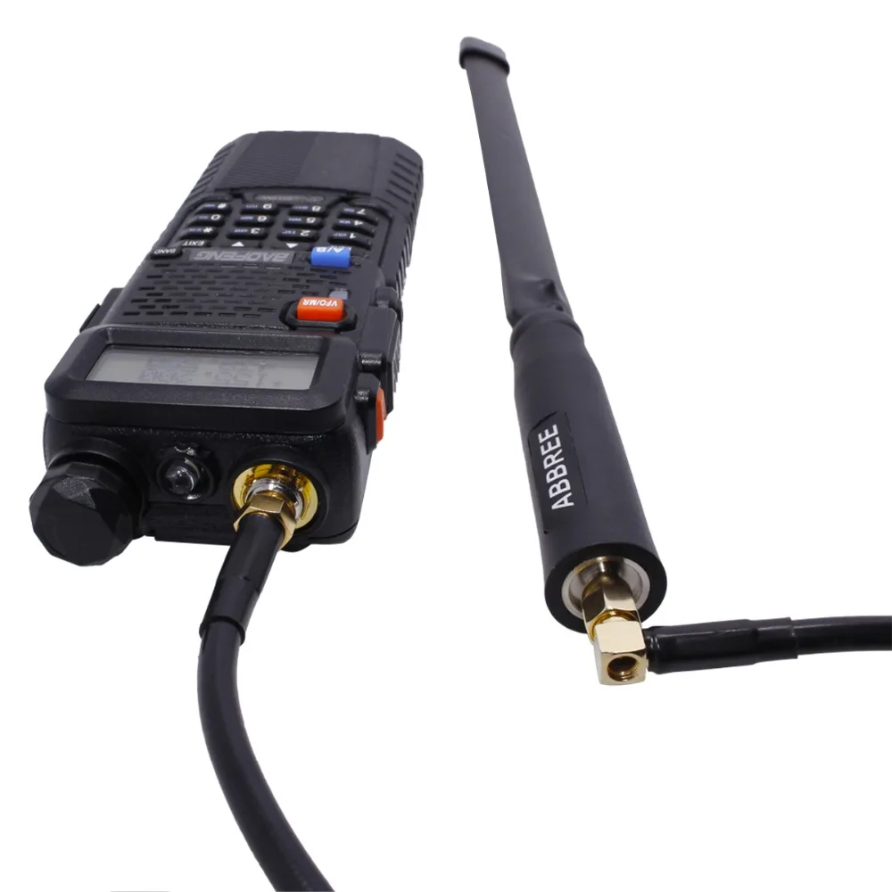 CAVO ESTENSIONE ANTENNA da SMA donna a SMA maschio per UV-5R UV-82 UV