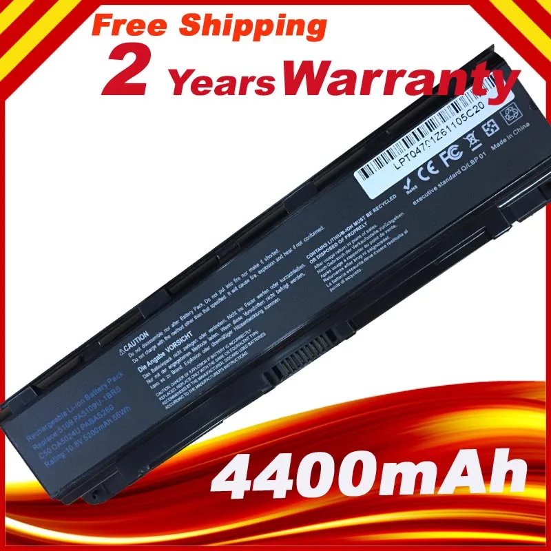 

Laptop Battery for Toshiba C40 C45 C50 C55 C70 C75 PA5108U-1BRS PA5109U-1BRS PA5110U-1BRS