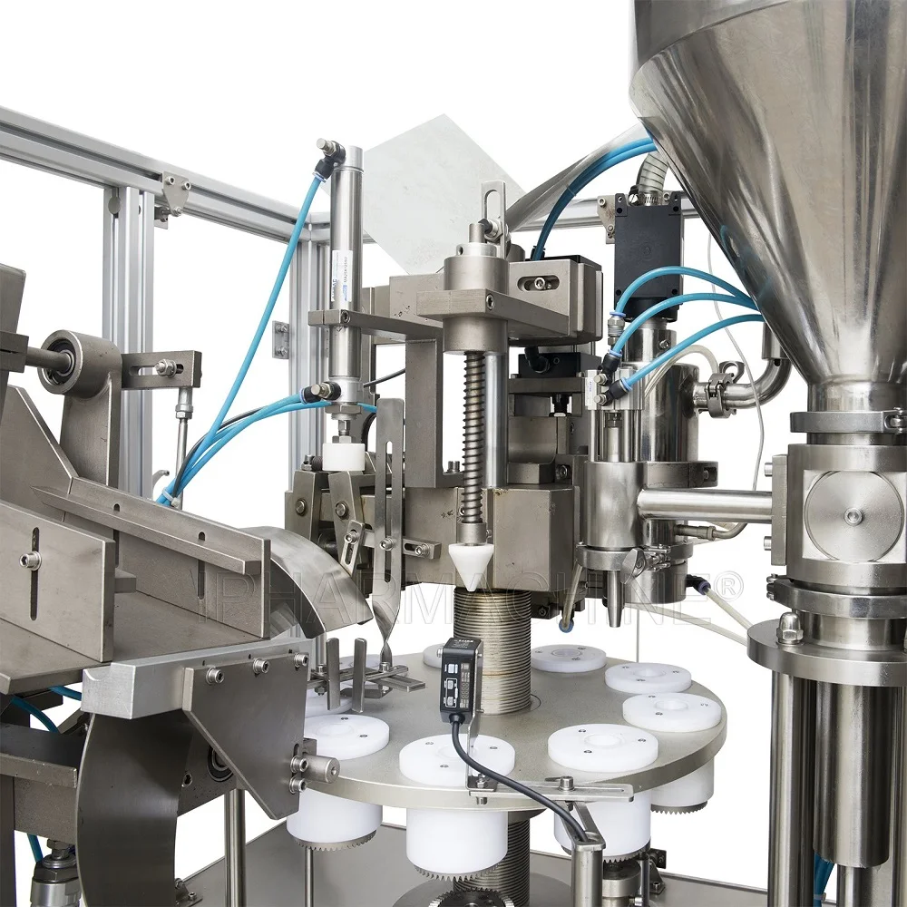 Neue hight qualiay 220V PakCN-Sel 60A Voll automatische Kosmetische Rohr Sealer Aluminium-kunststoff Rohr Abdichtung Maschine