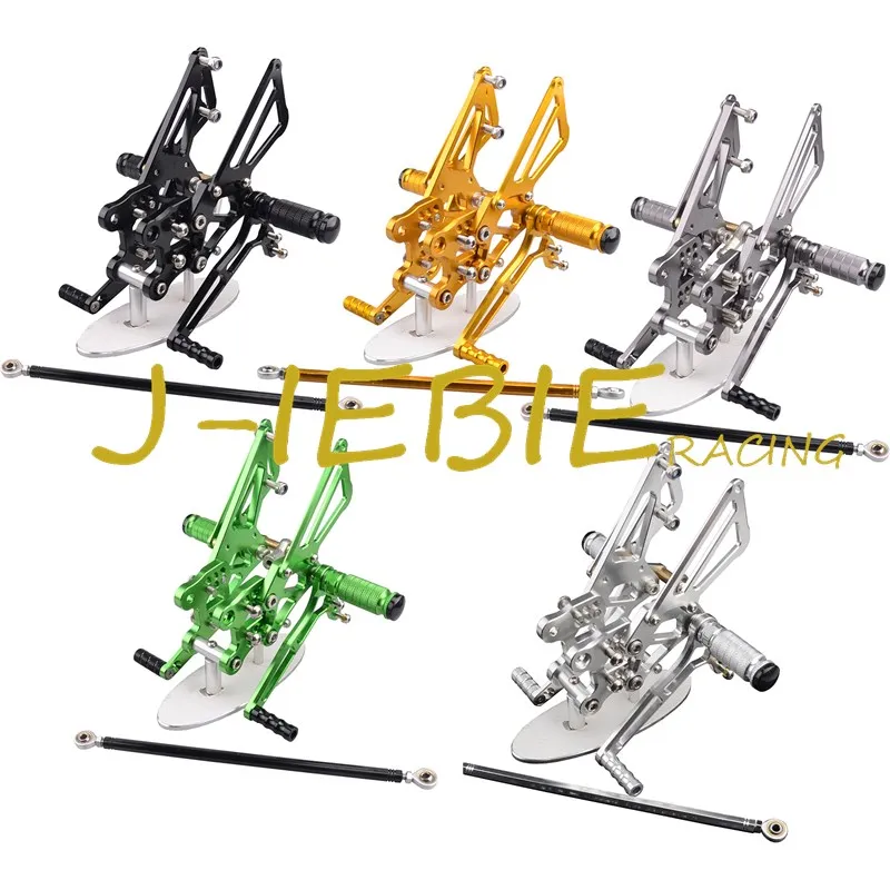 

CNC Racing Rearset Adjustable Rear Sets Foot pegs Fit For Kawasaki NINJA ZX14R 2006 2007 2008 2009 2010 2011