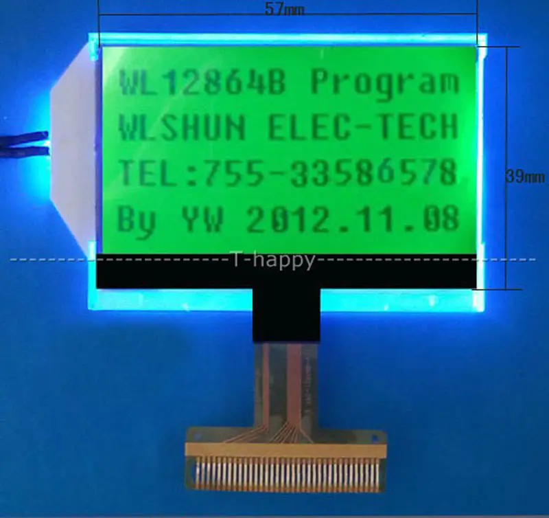 12864B kropki Matrix wyświetlacz LCD ekran dla miernik ESR tranzystor Tester moduł