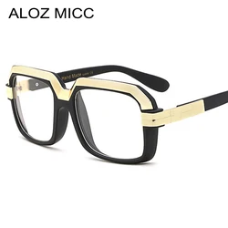 ALOZ MICC Fashion Oversize Unisex Eyeglasses Frames Acetate Spectacles Unique Optical Frame Oculos De So Q74