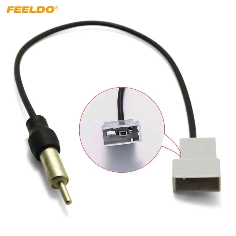 

FEELDO 1Pc Car Aftermarket Audio Stereo Factory Antenna Adapter Plug For Subaru Forester/Impreza/Legacy/Outback #4636