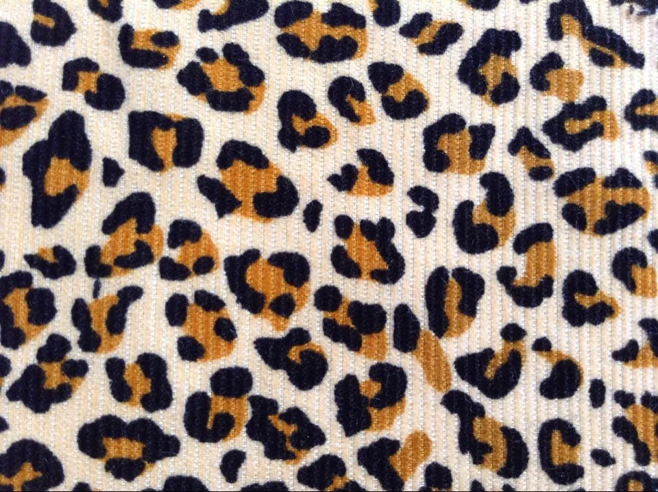 

Fashion print corduroy fabric,cute puma print,jaguar skin,elegant and luxurious,soft and tender touch, XERY-A51-1