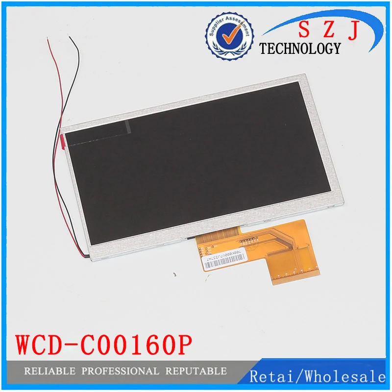 

Новый 7-дюймовый планшет 165*104 мм 60pin ЖК-дисплей WCD-C00160P ЖК-экран дигитайзер сенсор Замена Бесплатная доставка