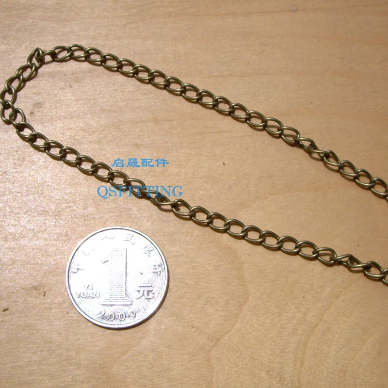 

supply DIY fashion jewelry Accessory,8*6MM twisted chain,anti-brozen plated,necklace department