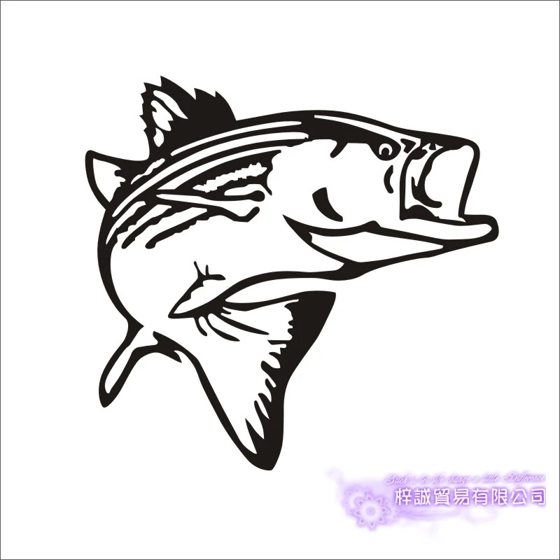 

Fishing Sticker Car Fish Decal Angling Hooks Tackle Shop Posters Vinyl Wall Decals Hunter Bass Parede Decor Mural Sticker