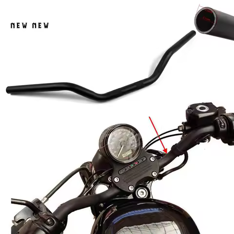 1" Drag Bar Handlebar Handle Bar Compatible With Harley Sportster 883 1200 XL Softail Bobber