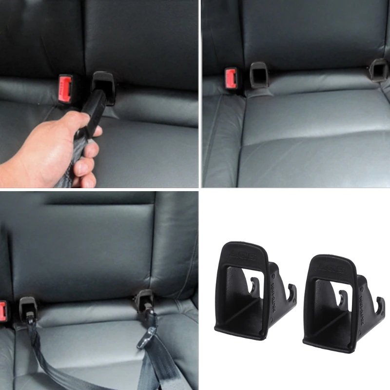 1 Pair Car Baby Seat ISOFIX Compatible for Latch Belt Connector Guide Groove Kid Safety Seats/Safety belts Accessories