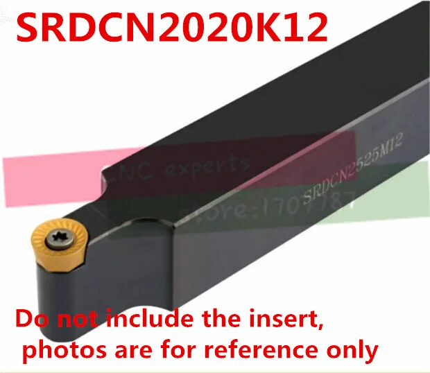 1PCS SRDCN2020K12 20*20mm Metal Lathe Cutting Tools Lathe Machine CNC Turning Tools External Turning Tool Holder S-Type SRDCN