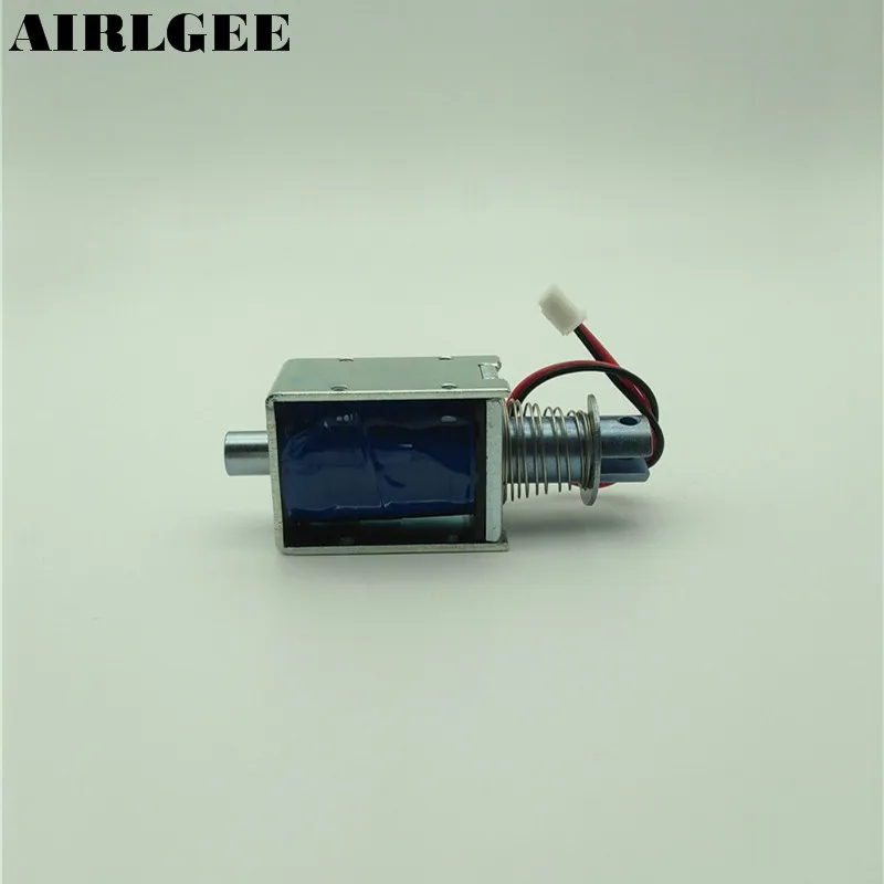 Picture 4: High quality DC 12V 2.1A 200gf Force Push Type Solenoid Electromagnet Soqoi Free shipping