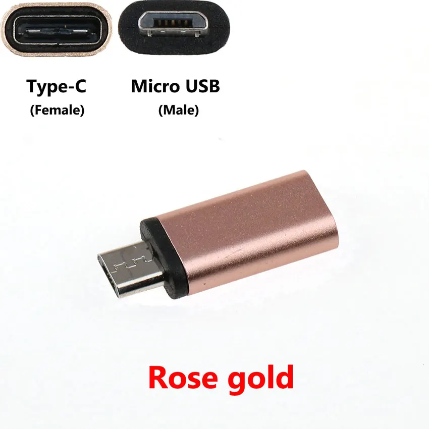 cltgxdd Type-C Female Connector to Micro USB Male Converter Data Adapter High Speed Android Certified Cell Phone Accessories