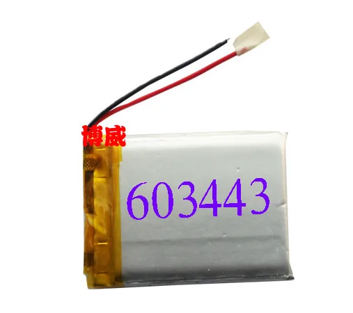 063443, 3.7V, E, road, air, LH900N, 950N, X6, HDX7, GPS, navigation batteries, 3.7V 603443 Rechargeable Li-ion Cell