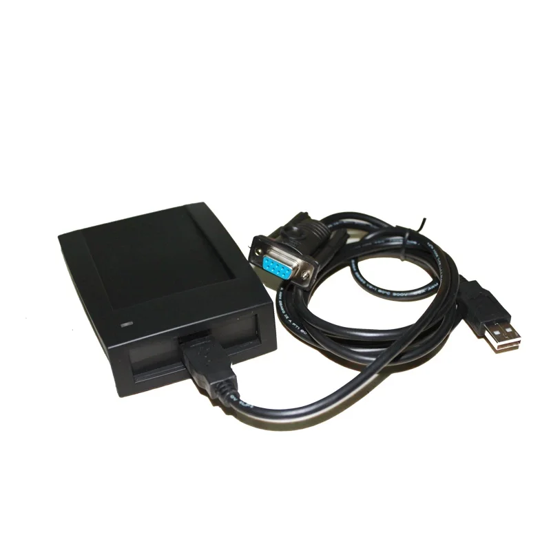 RFID 13.56MHz ISO15693 Card Reader Desktop Reader/Writer with RS232 or USB Inerface free SDK