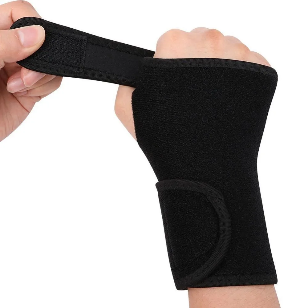 Adjustable Fitness Wristband Tennis Sports Wrist Support Bandages Hand Weights Brace Fingerless Gloves Straps Gym Wrist Wraps