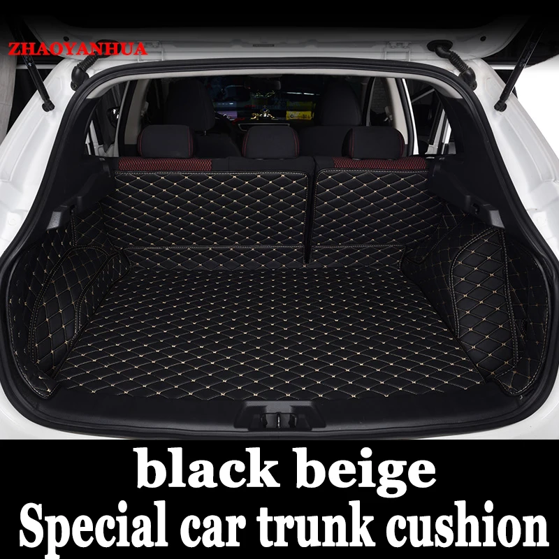 Custom fit car trunk mat for Nissan Livina Teana Sylphy Qashqai X-Trail Sunny TIIDA NV200 Blue bird  car styling carpet liner