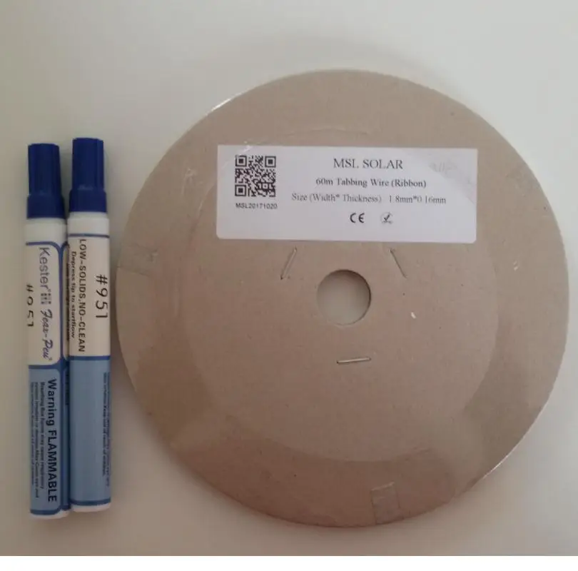 ALLMEJORES 200 ฟุต SOLAR CELL สายแท็บ 1.8 มม.* 0.16 มม. ดีบุก-แผ่นทองแดงสำหรับแผงเซลล์แสงอาทิตย์ DIY. ให้ 2pcs FLUX ปากกาฟรี