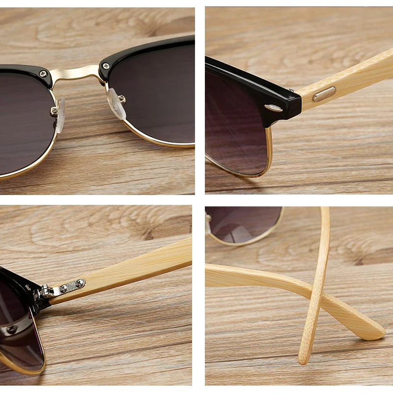 Dokly brand sunglasses Bamboo legs Sunglasses women Wood sunglasses Oculos De Sol Masculino Wooden Sunglasses Gafas De Sol