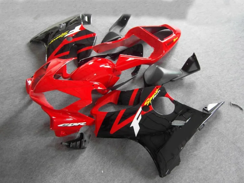 

Injection mold CBR600 F4i 01 02 03 red black motorcycle Fairing for pe CBR 600F4i 2001 2002 2003 ST66