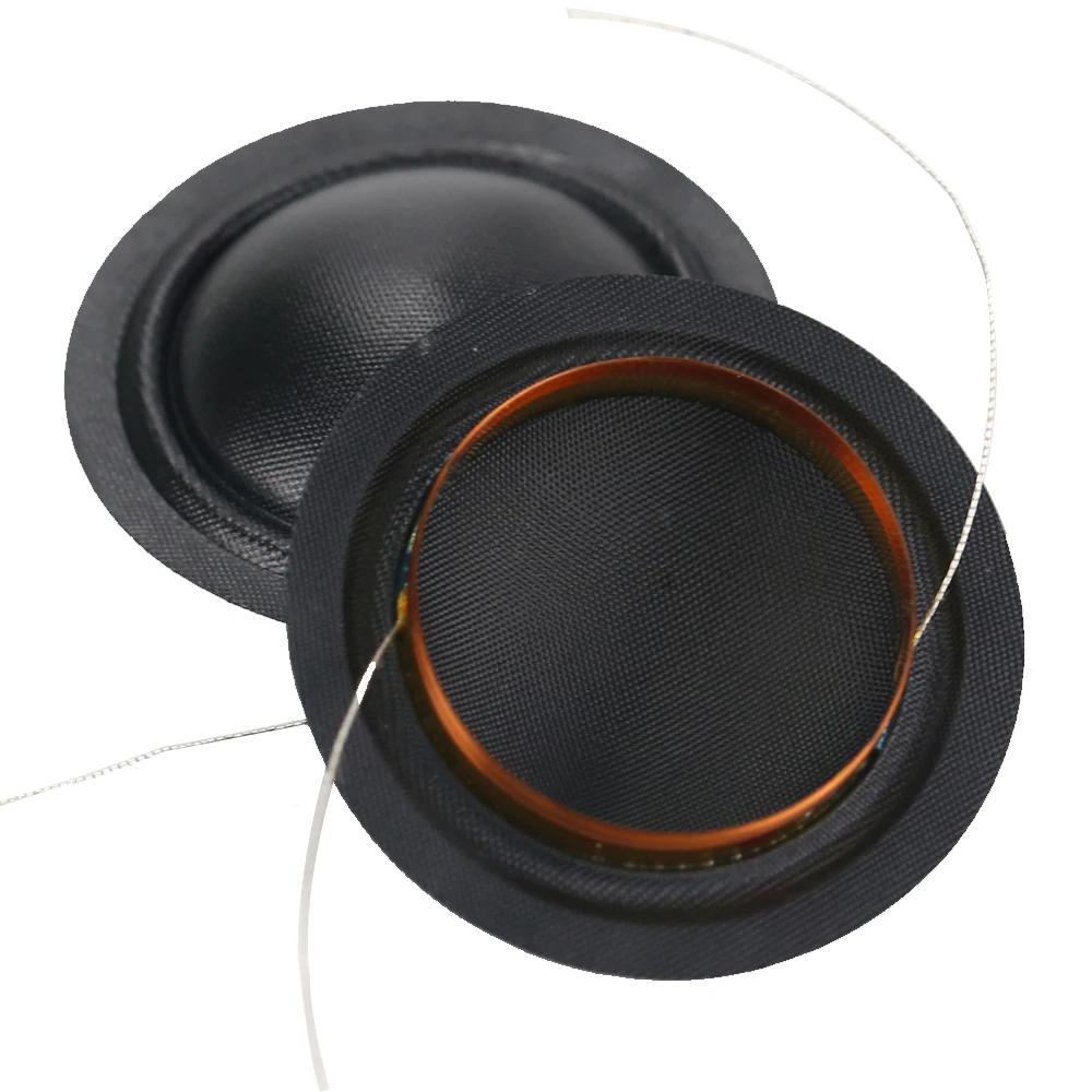 Promotion 12pcs 25.4mm Tweeter Voice Coil Silk Diaphragm Drive 25.5core KSV Treble Speaker Repair DIY 6ohm 8ohm for Hivi 100pcs
