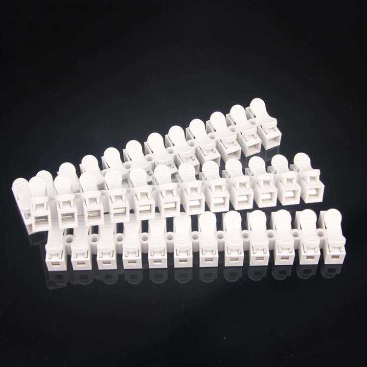 5pcs/lot 12p Spring Wire Quick Connector Splice L18 Clamp Terminal No Welding No Screw Cable 12 Way Led Strip CH-12