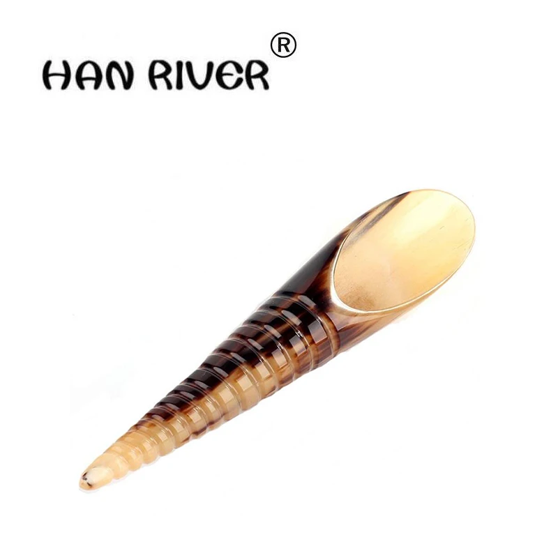 HANRIVER Natural yak horn scrapping plate large back foot massage whole body general acupuncture reinforcement bar