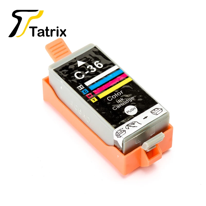 High Quality PGI-35 PGI35 CLI-36 CLI36 Color Compatible Printer Ink Cartridge for Canon PIXMA IP100 iP110 IP100B TR150 Printer